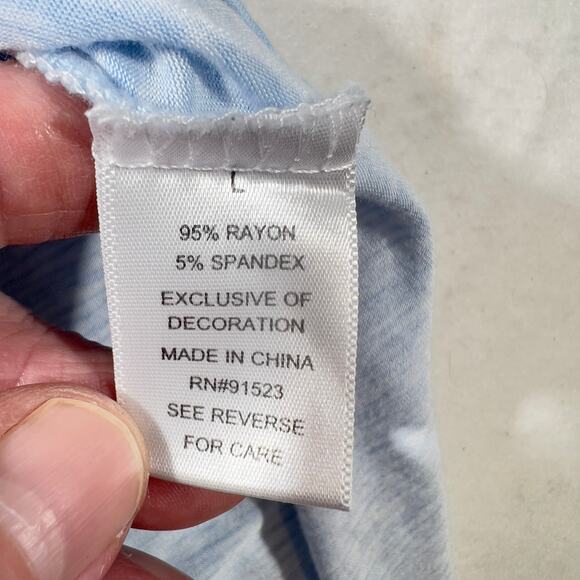 Jaclyn Intimates Sleep Shirt Woman's Large LOT OF 3 Tops Rayon Spandex Blend - Picture 6 of 13